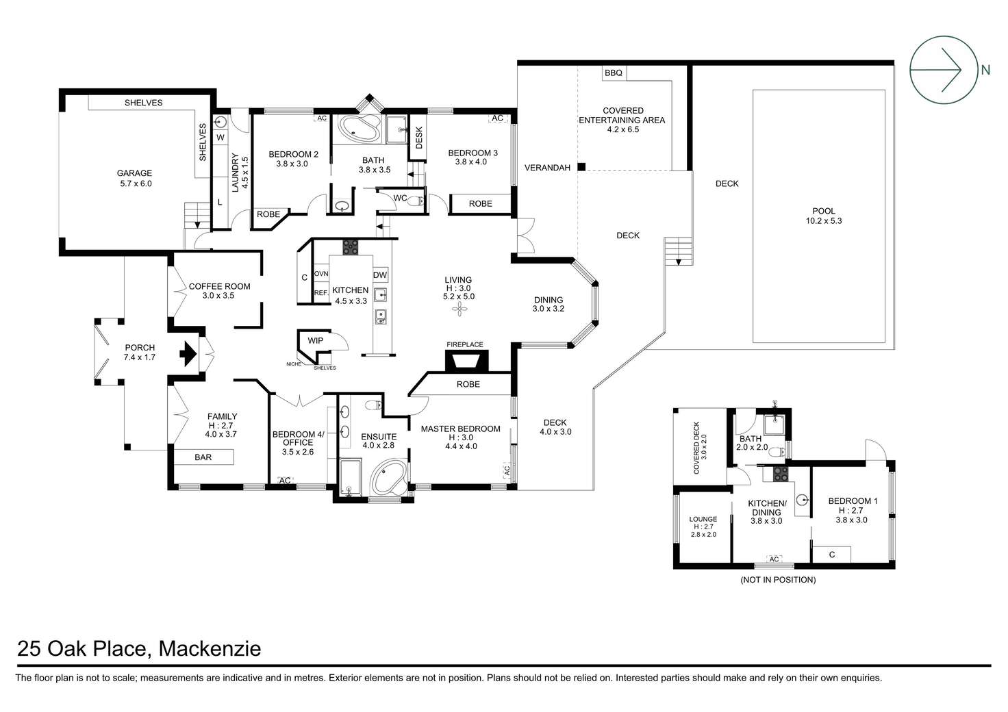 Floorplan of Homely house listing, 25 Oak Place, Mackenzie QLD 4156