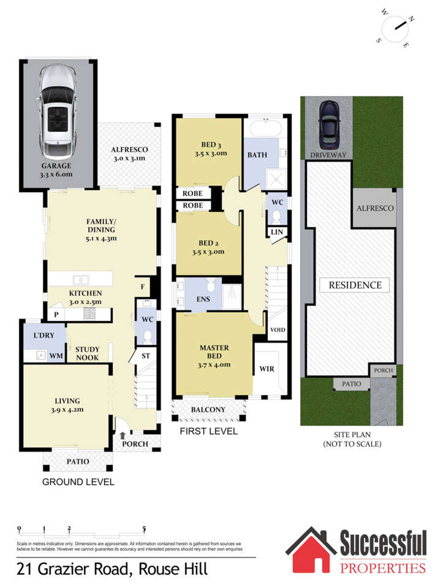 Floorplan of Homely house listing, 21 Grazier Road, Rouse Hill NSW 2155