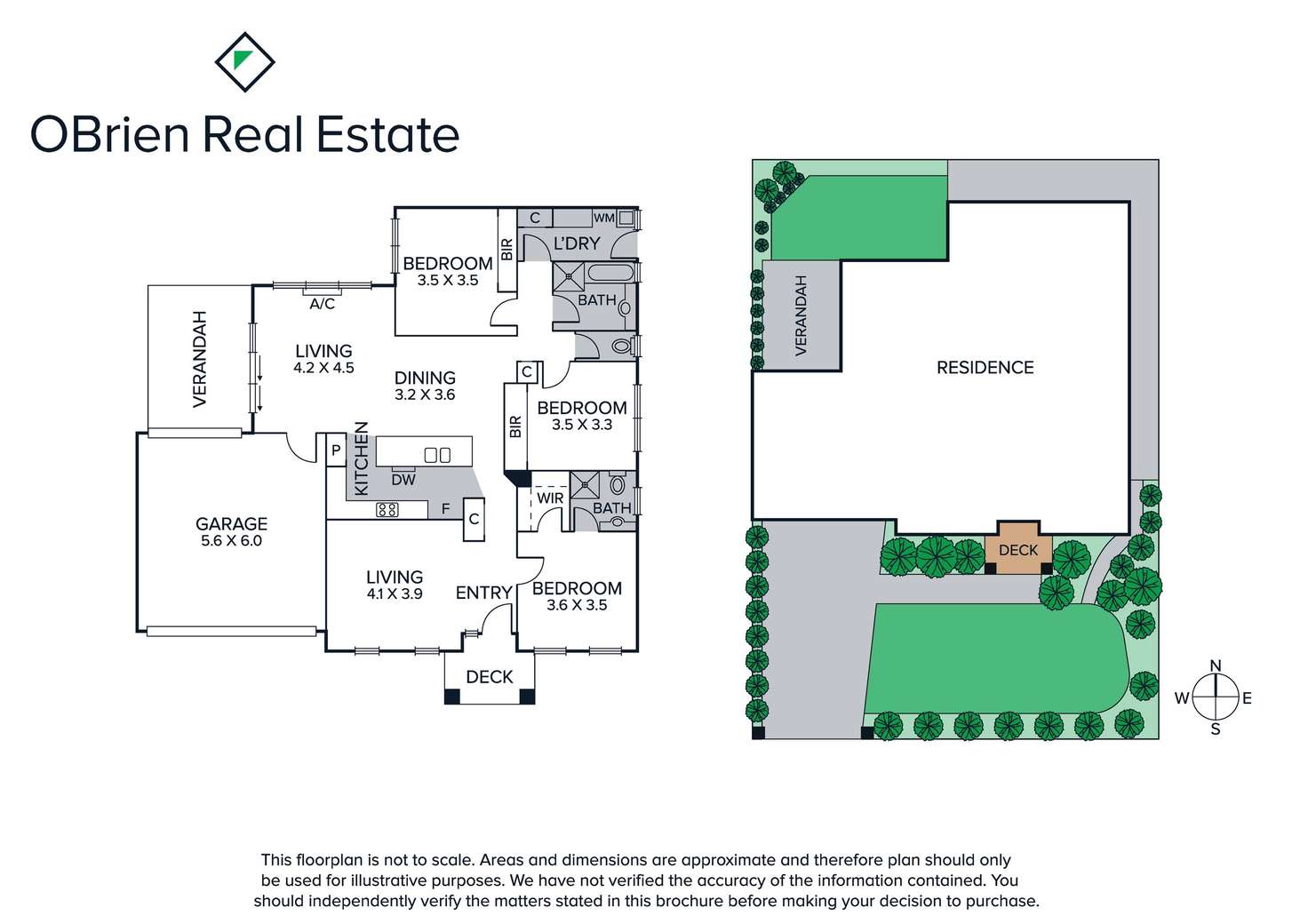 Floorplan of Homely house listing, 13 Oakland Street, Mornington VIC 3931