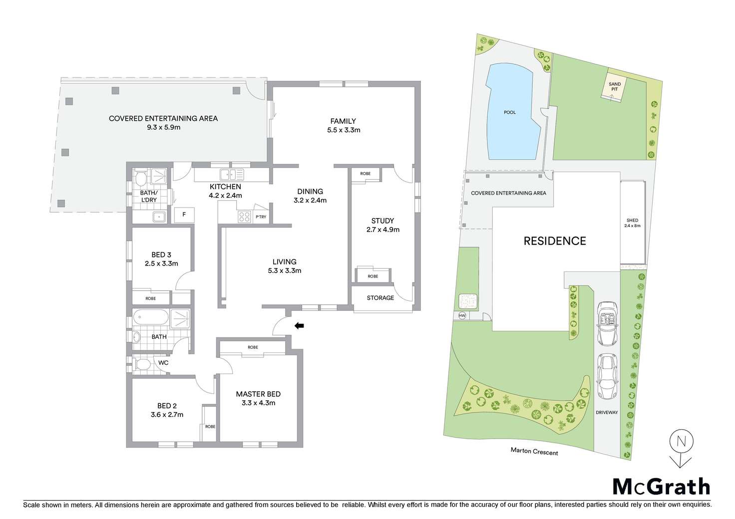 Floorplan of Homely house listing, 9 Marton Crescent, Kings Langley NSW 2147