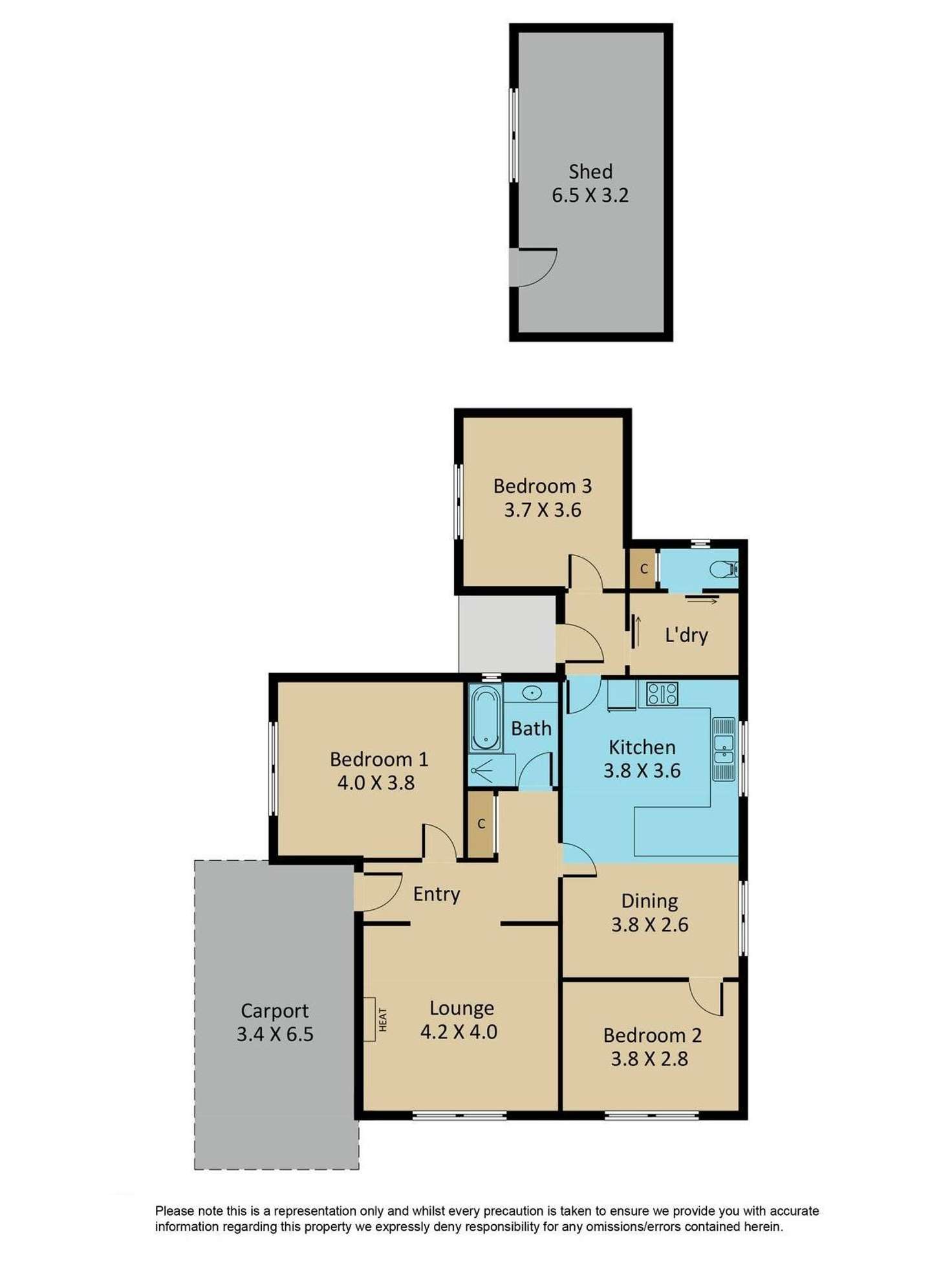 Floorplan of Homely house listing, 85 Chapman Street, Sunshine VIC 3020