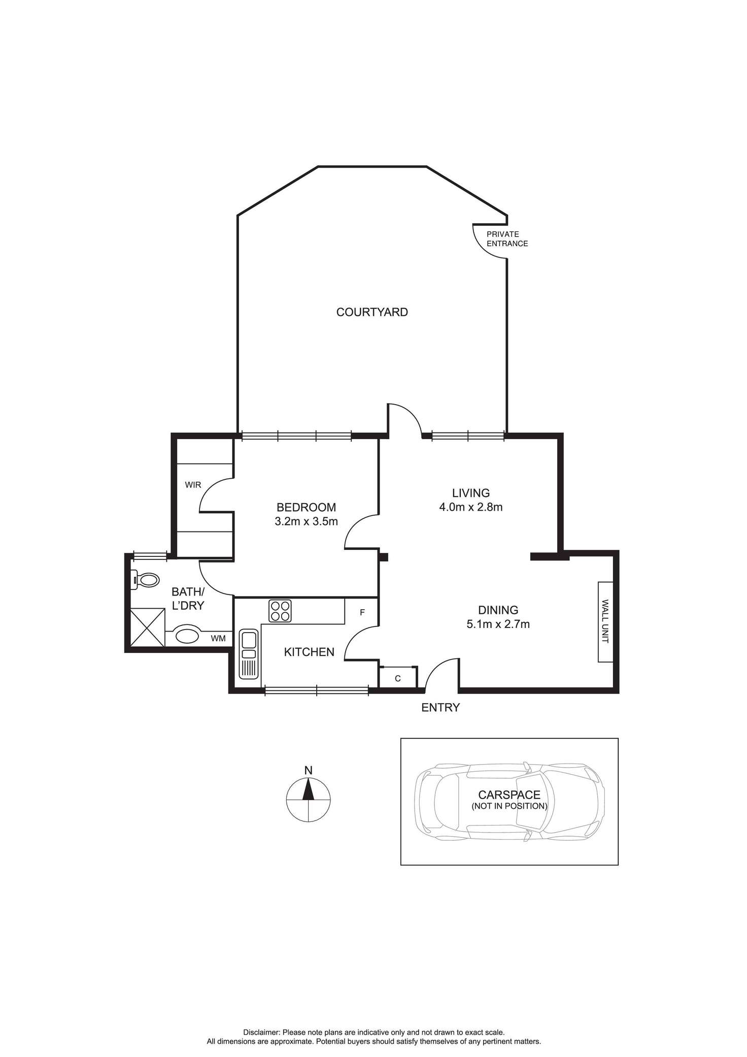 Floorplan of Homely unit listing, 10/10 White Street, Glen Iris VIC 3146