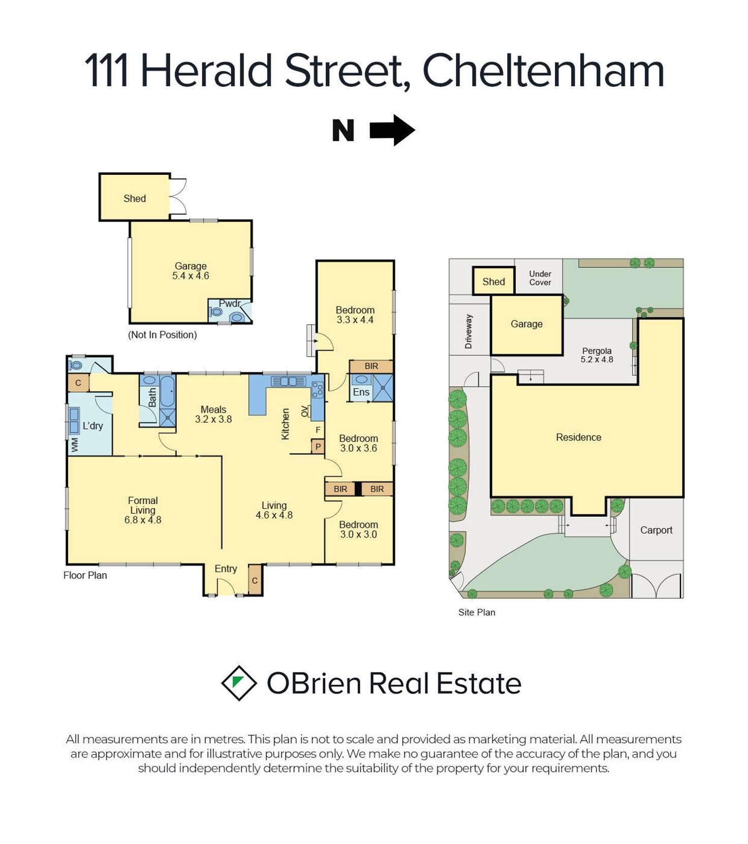 Floorplan of Homely house listing, 111 Herald Street, Cheltenham VIC 3192