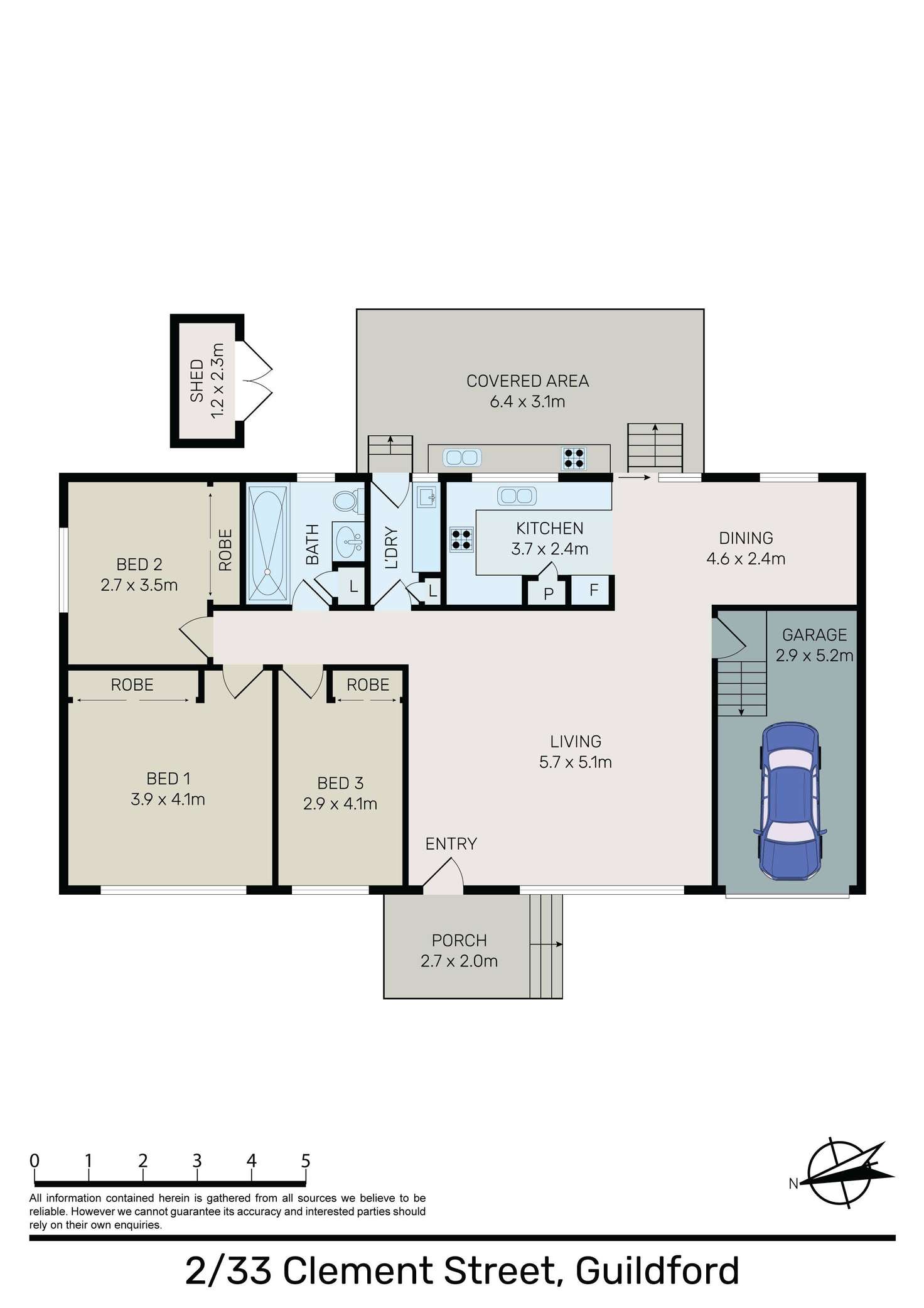 Floorplan of Homely house listing, 2/33 Clement Street, Guildford NSW 2161