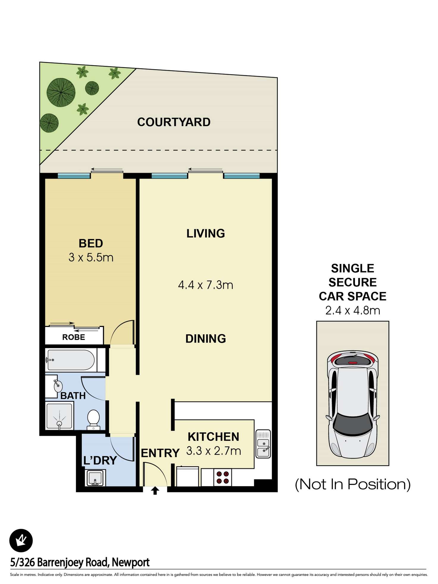 Floorplan of Homely apartment listing, 5/326-330 Barrenjoey Road, Newport NSW 2106