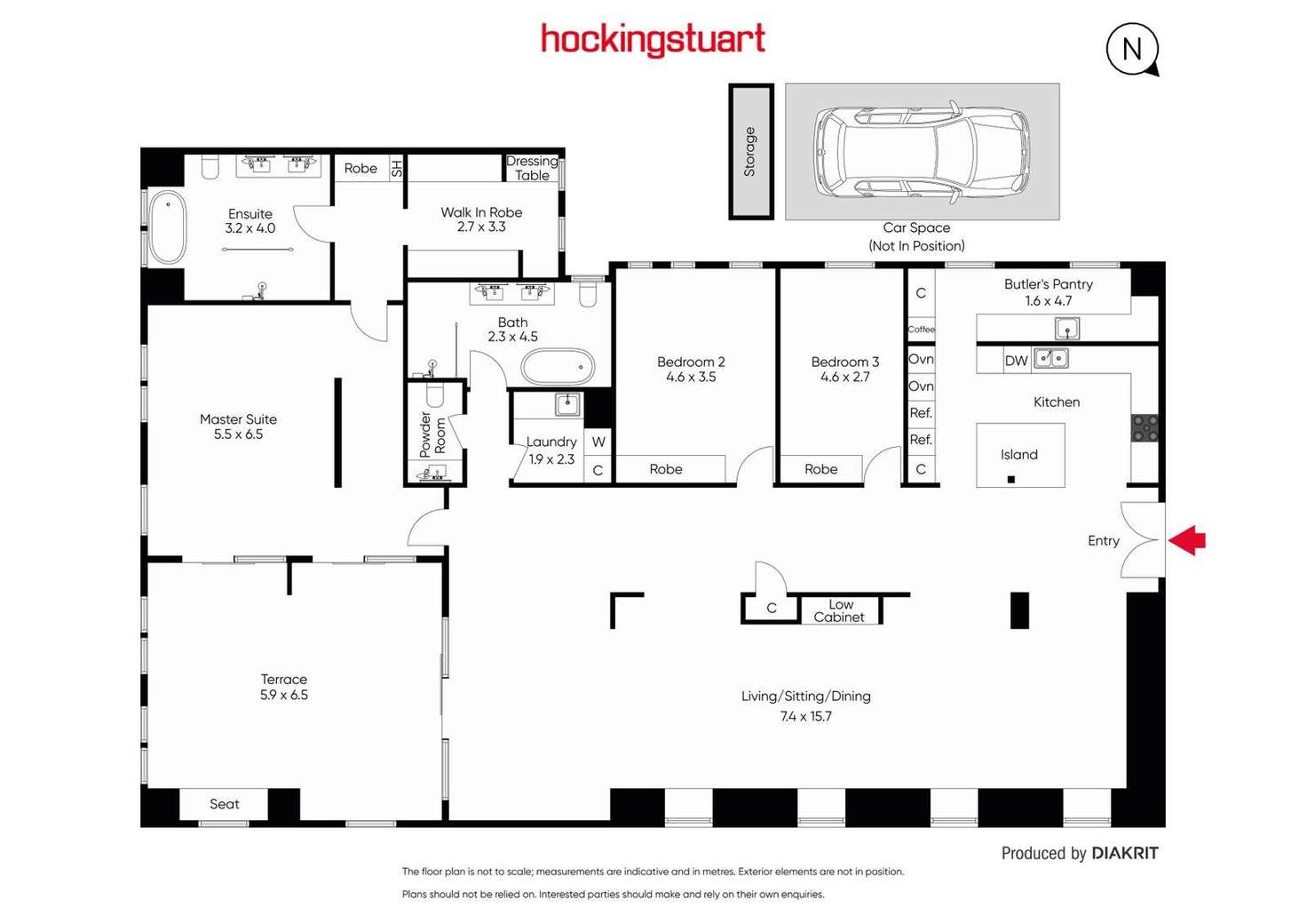Floorplan of Homely apartment listing, 201/34 Fitzroy, St Kilda VIC 3182