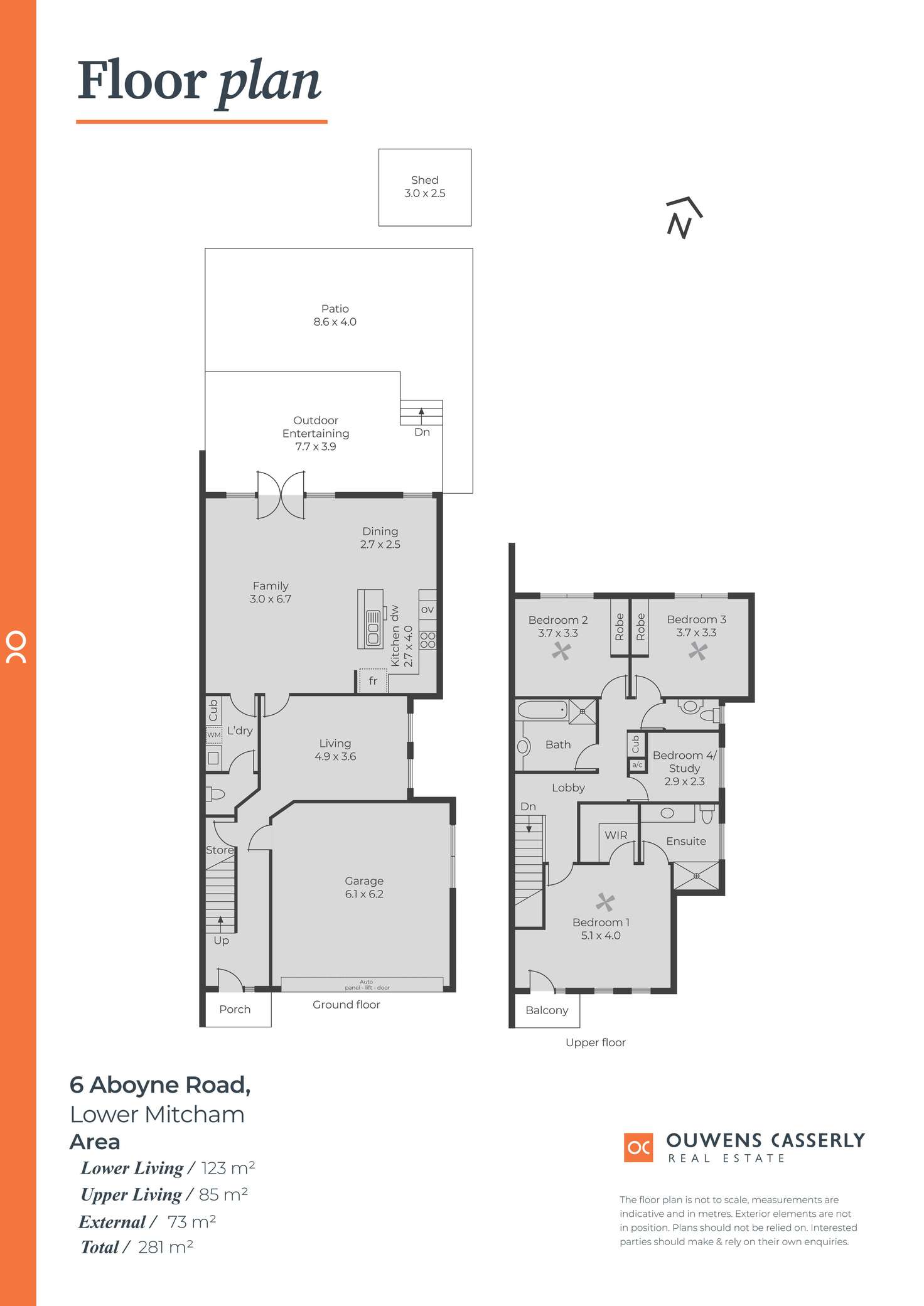 Floorplan of Homely house listing, 6 Aboyne Road, Lower Mitcham SA 5062