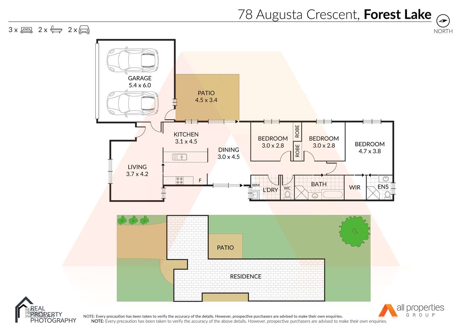 Floorplan of Homely house listing, 78 Augusta Crescent, Forest Lake QLD 4078