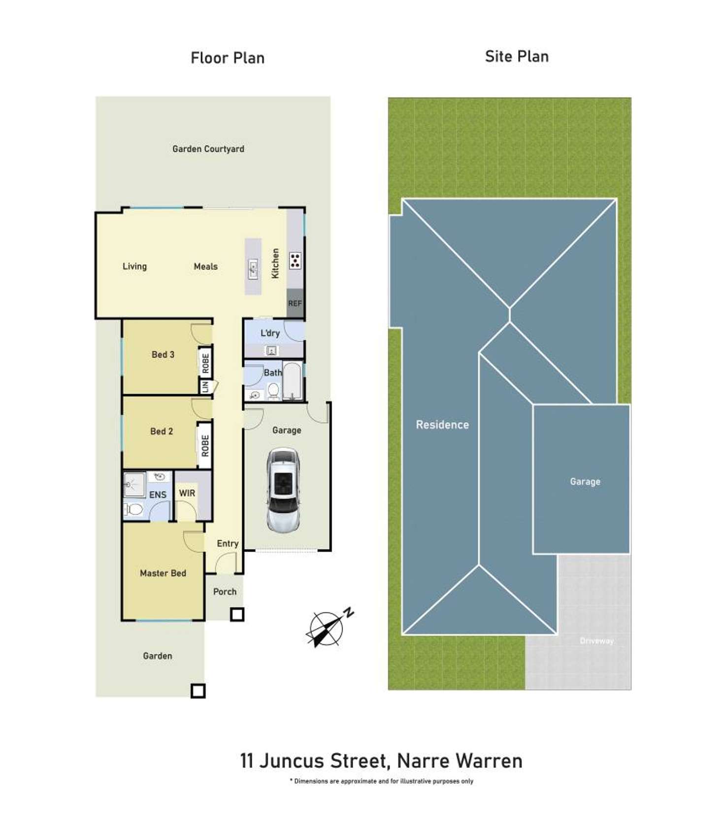 Floorplan of Homely house listing, 11 Juncus Street, Narre Warren VIC 3805