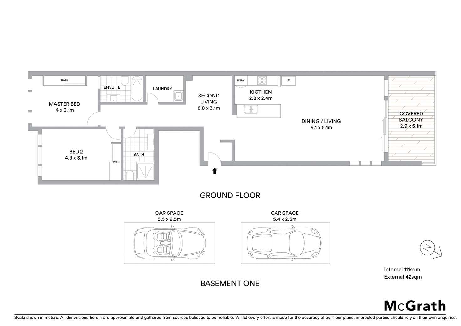 Floorplan of Homely apartment listing, G02/104A Bay Street, Pagewood NSW 2035