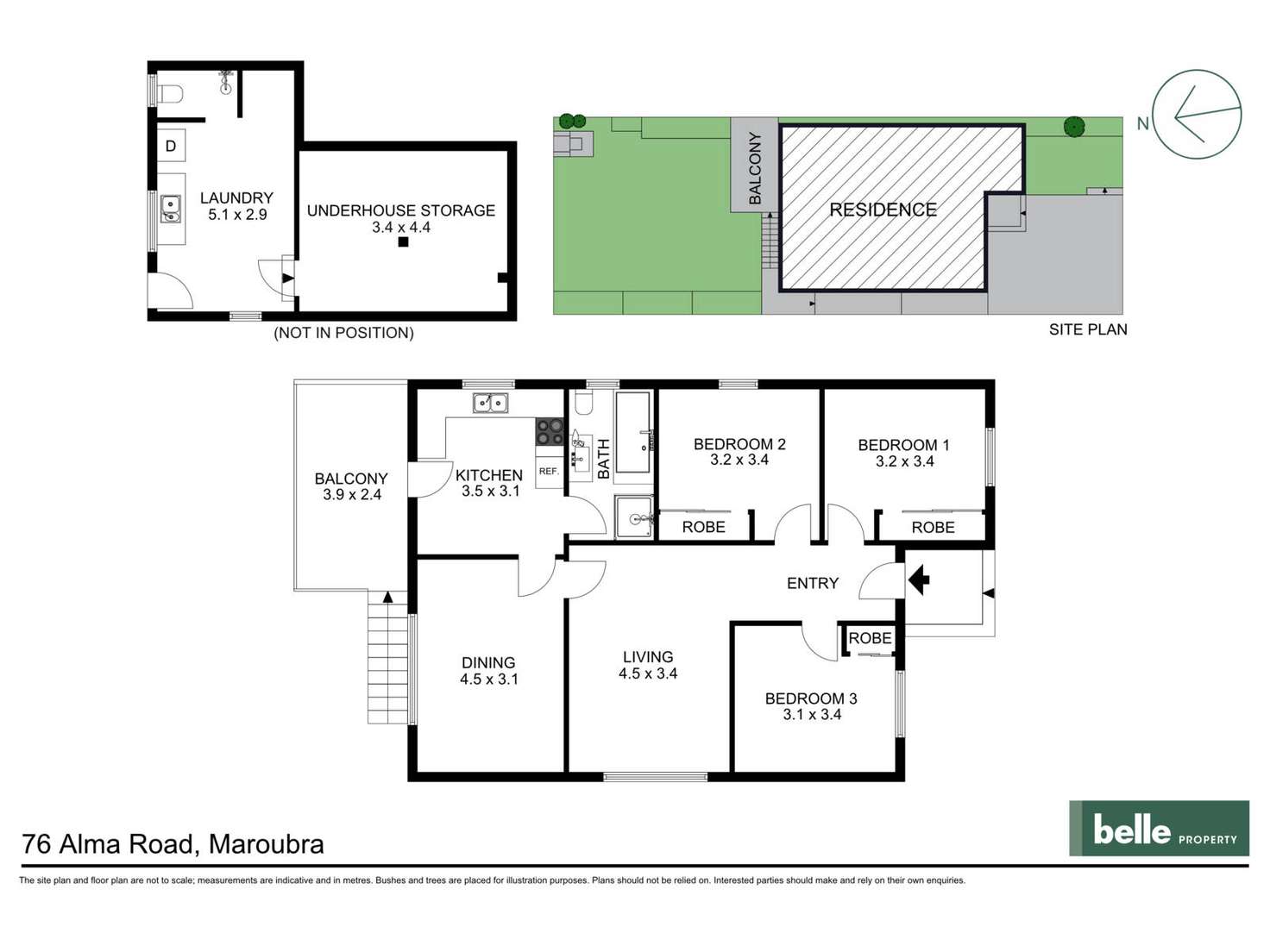 Floorplan of Homely house listing, 76 Alma Road, Maroubra NSW 2035