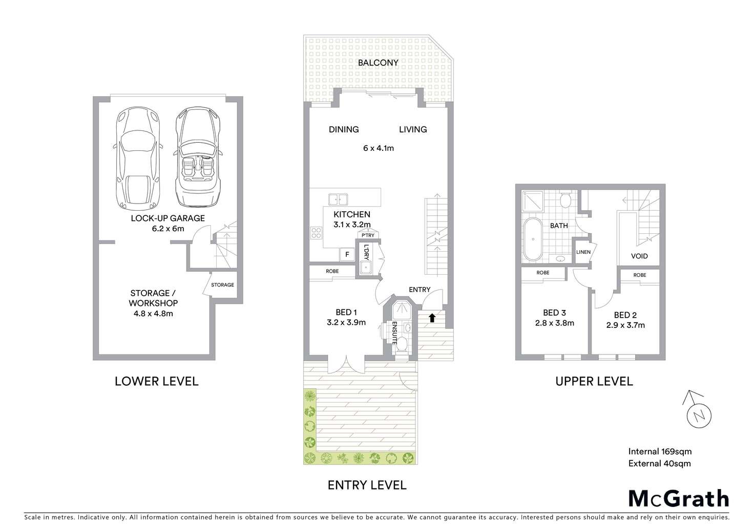 Floorplan of Homely townhouse listing, 3/6 Ghersi Avenue, Wamberal NSW 2260
