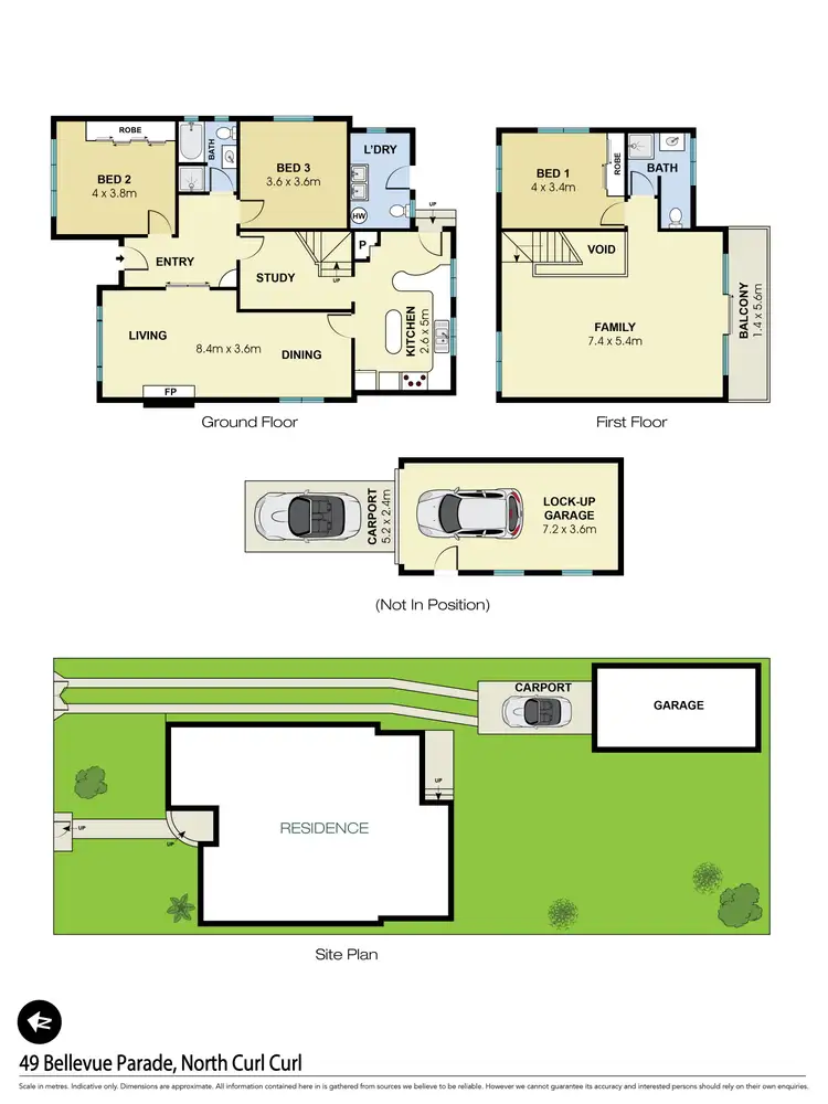 Floorplan of Homely house listing, 49 Bellevue Parade, North Curl Curl NSW 2099