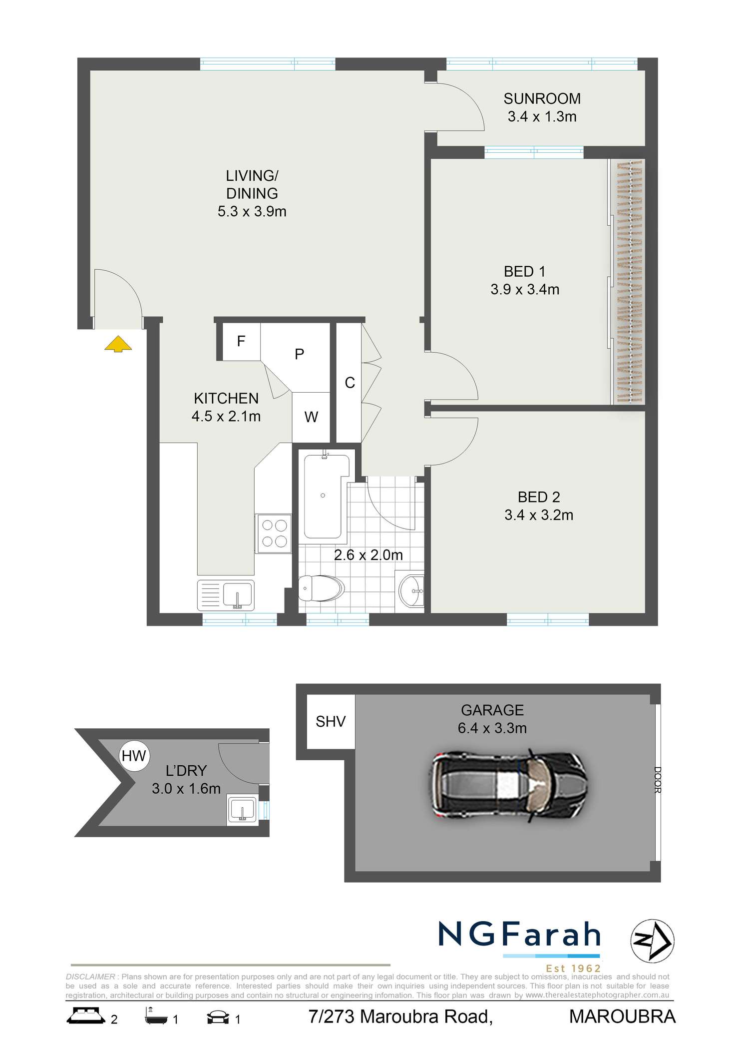 Floorplan of Homely apartment listing, 7/273 Maroubra Road, Maroubra NSW 2035
