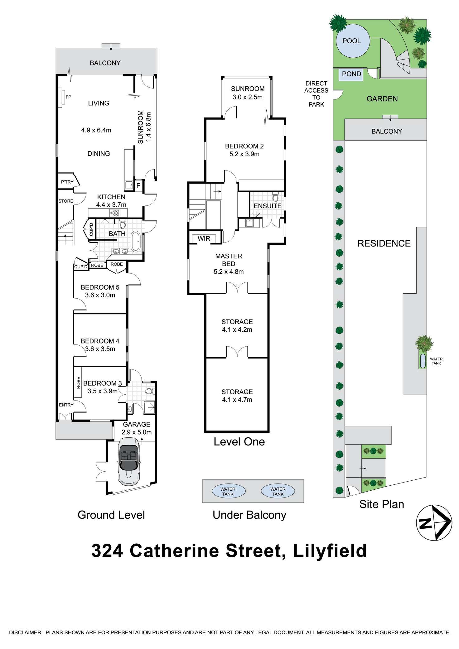 Floorplan of Homely house listing, 324 Catherine Street, Lilyfield NSW 2040