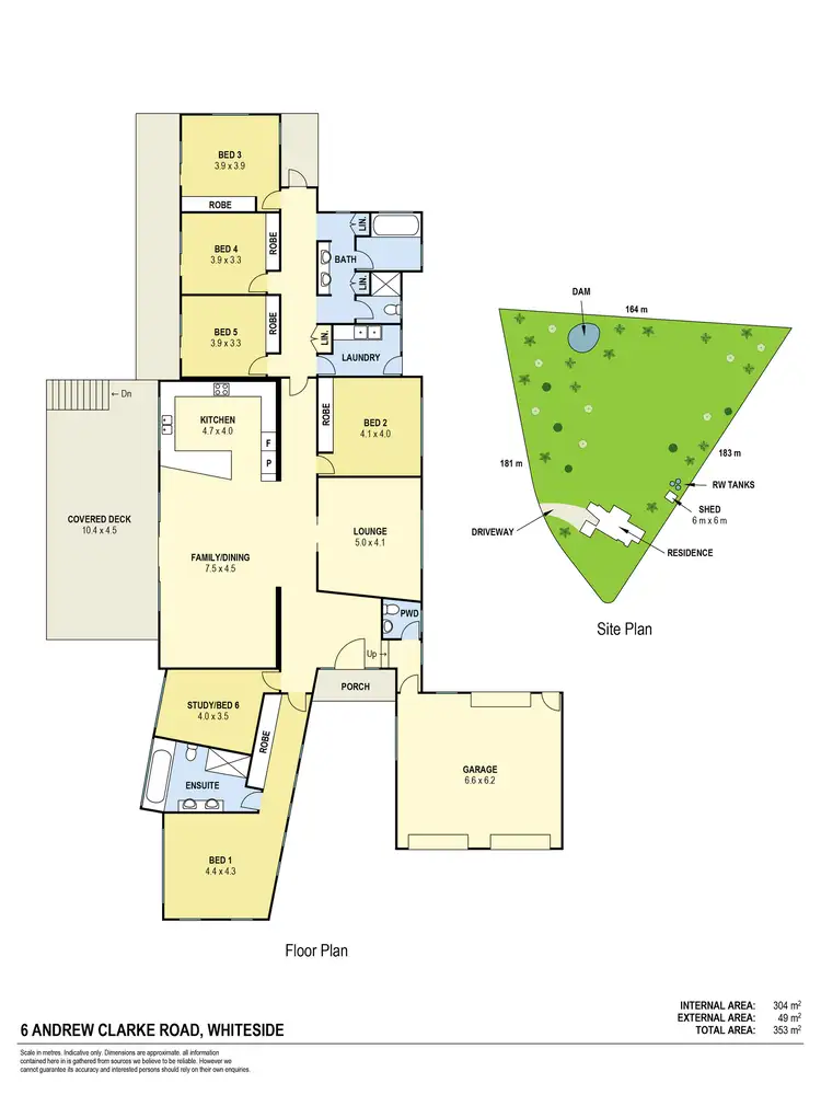 Floorplan of Homely house listing, 6 Andrew Clarke Road, Whiteside QLD 4503