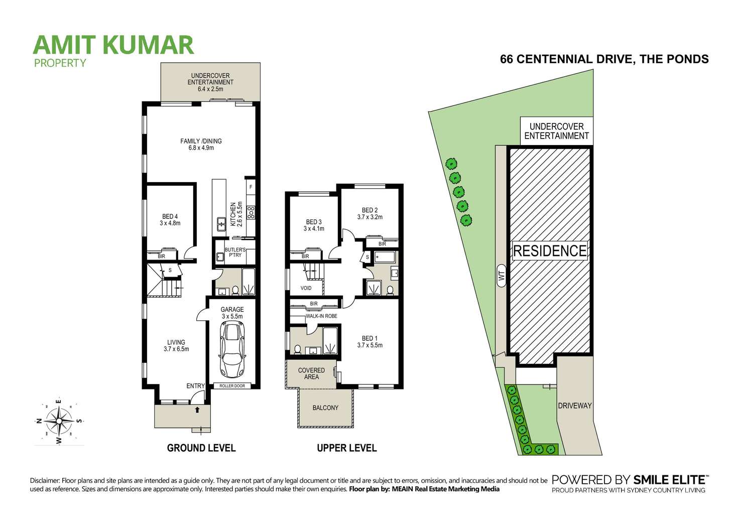 Floorplan of Homely house listing, 66 Centennial Drive, The Ponds NSW 2769