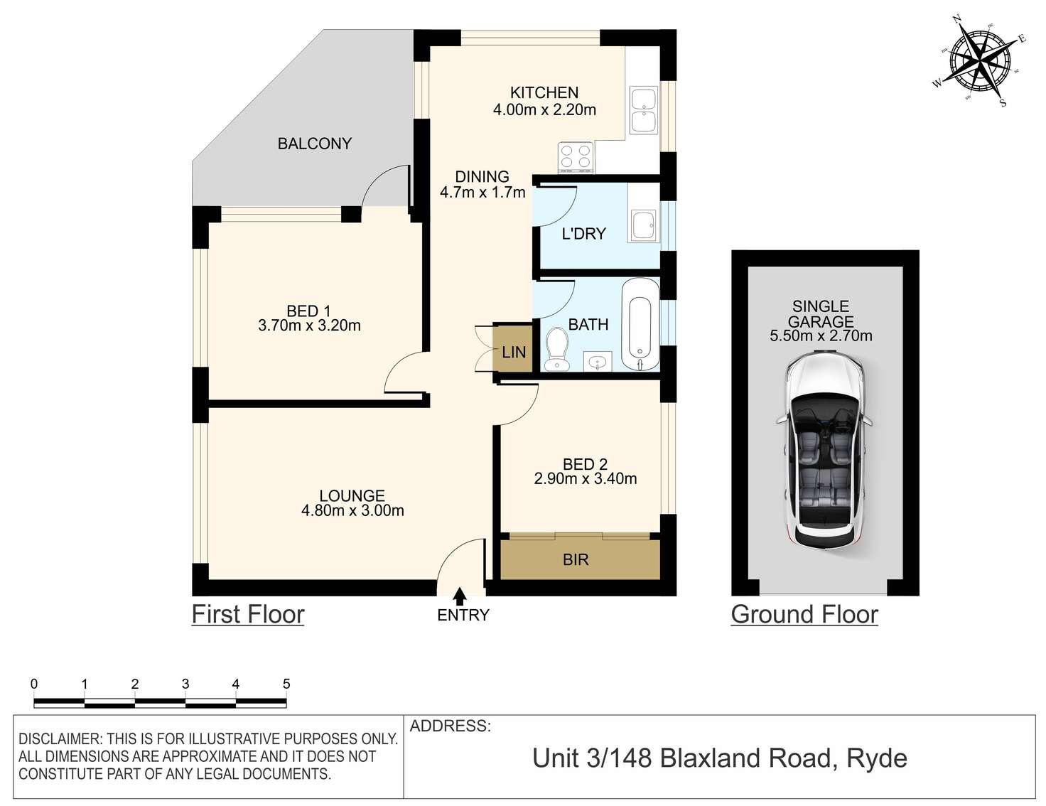 Floorplan of Homely apartment listing, 3/148A Blaxland Road, Ryde NSW 2112