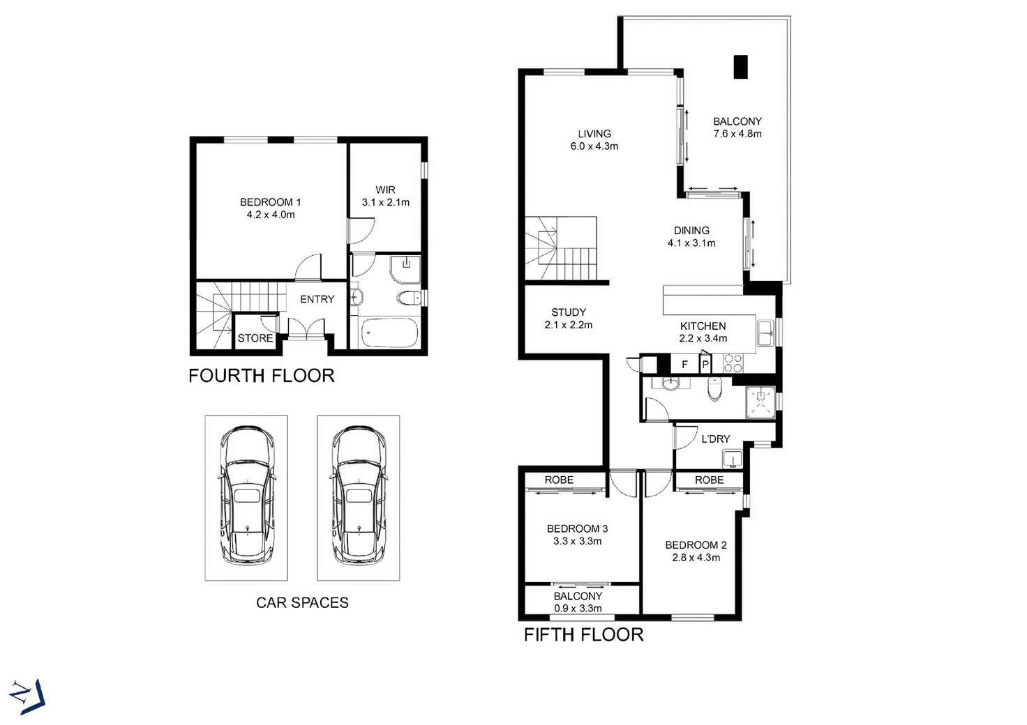 Floorplan of Homely unit listing, 35/81 Point Street, Pyrmont NSW 2009