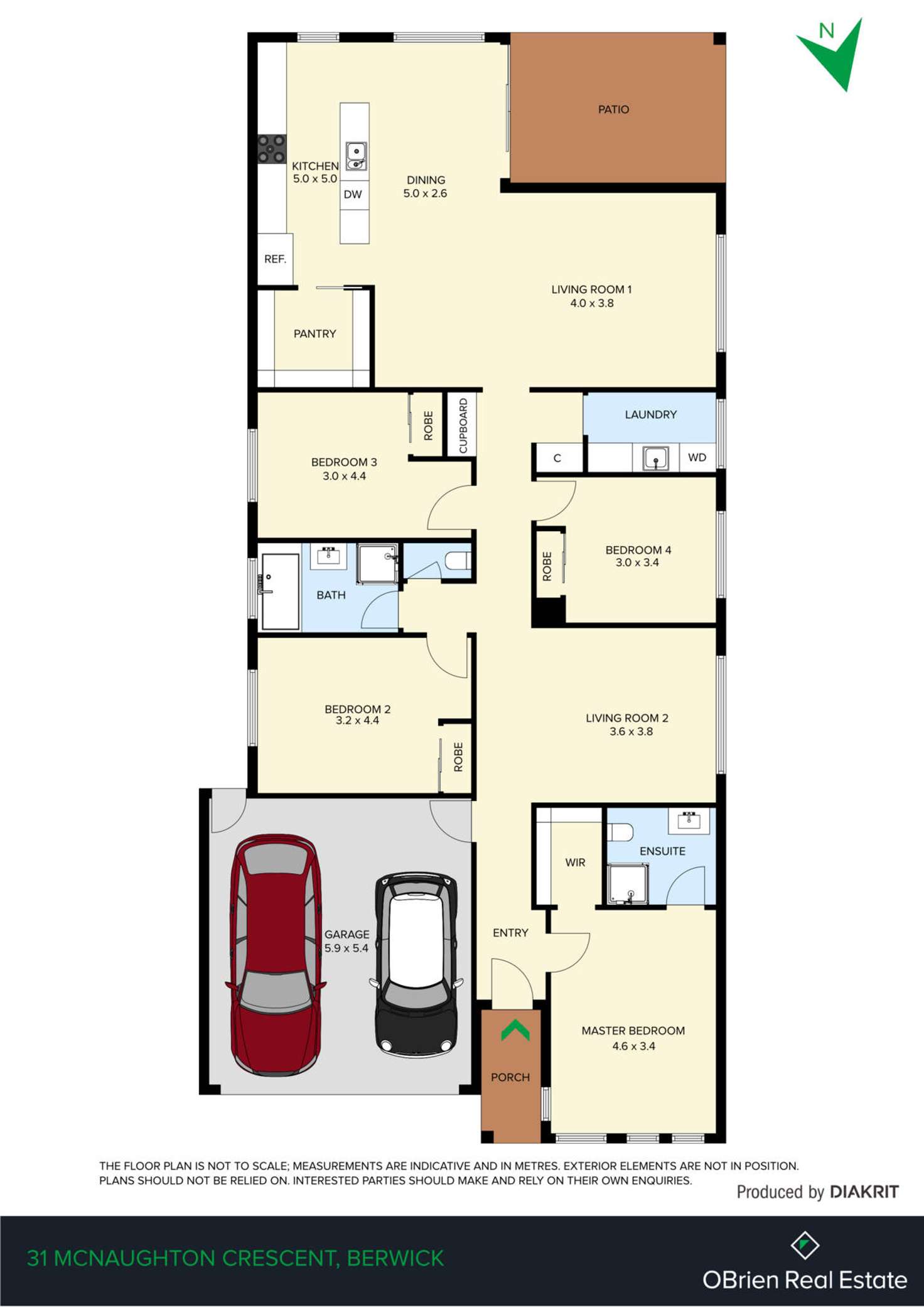 Floorplan of Homely house listing, 31 McNaughton Crescent, Berwick VIC 3806