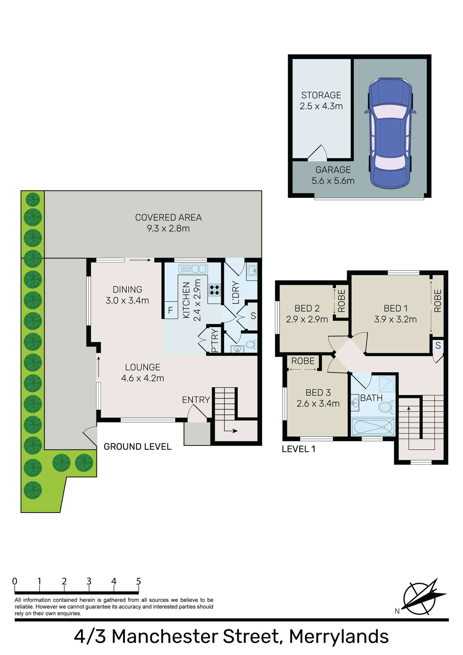 Floorplan of Homely townhouse listing, 4/3 Manchester Street, Merrylands NSW 2160