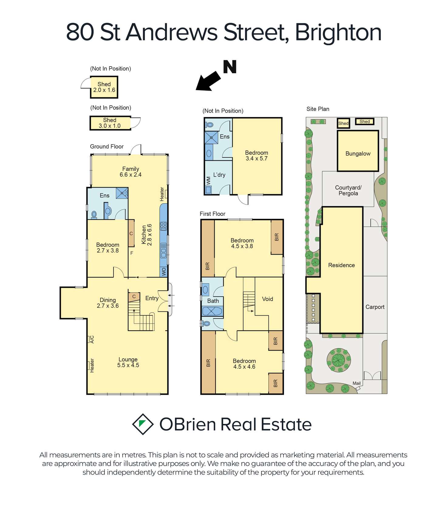 Floorplan of Homely house listing, 80 St Andrews Street, Brighton VIC 3186