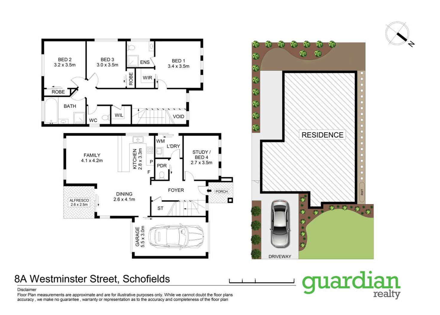 Floorplan of Homely house listing, 8A Westminster Street, Schofields NSW 2762