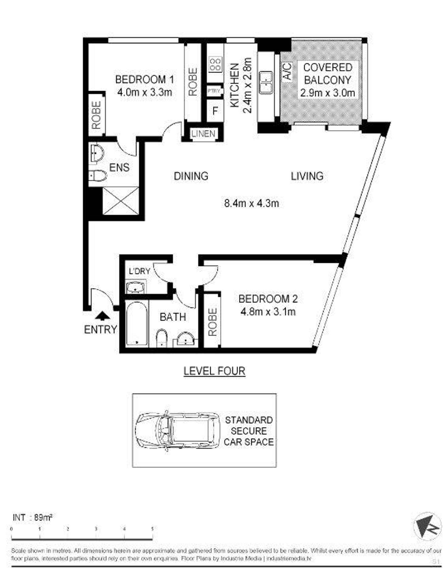 Floorplan of Homely apartment listing, 419/747 Anzac Parade, Maroubra NSW 2035