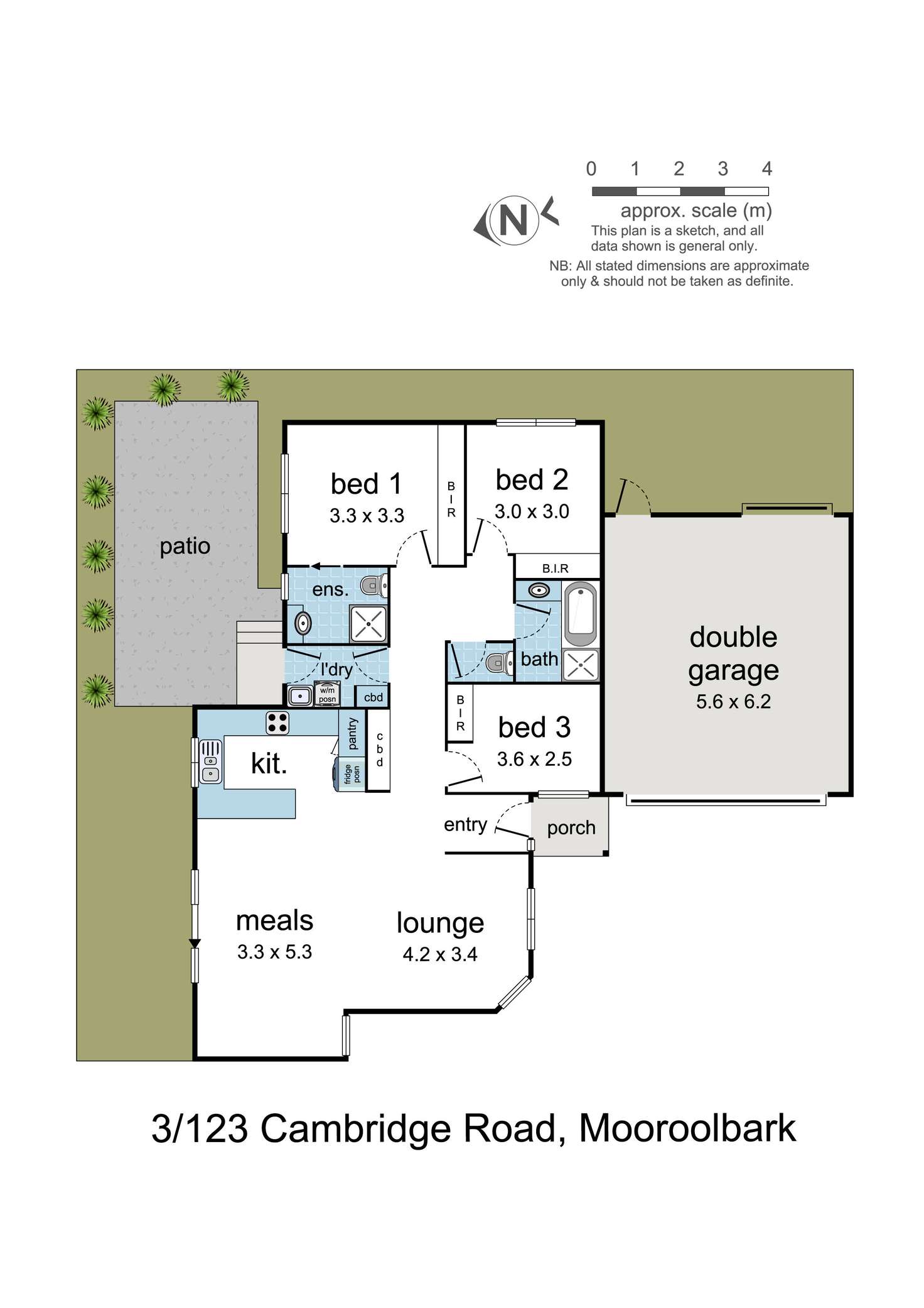Floorplan of Homely unit listing, 3/123 Cambridge Road, Mooroolbark VIC 3138