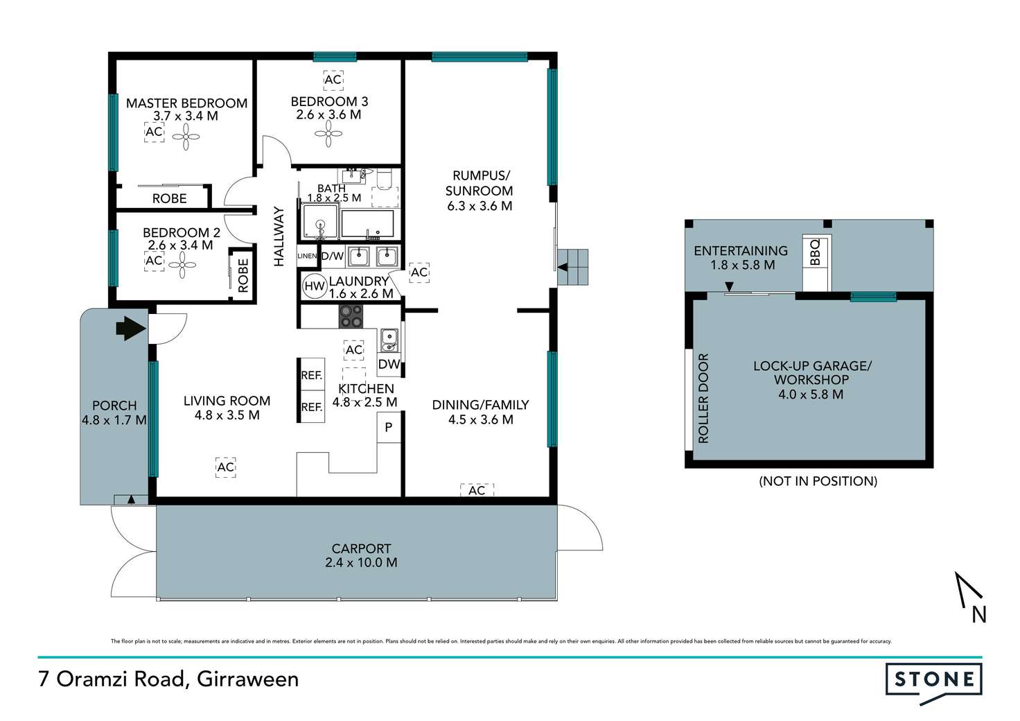 Floorplan of Homely house listing, 7 Oramzi Road, Girraween NSW 2145