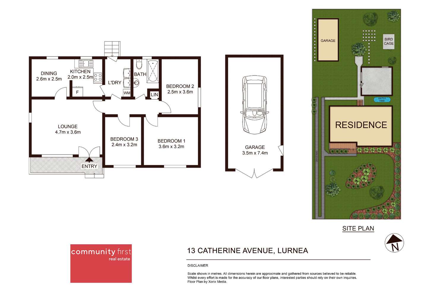 Floorplan of Homely house listing, 13 Catherine Avenue, Lurnea NSW 2170