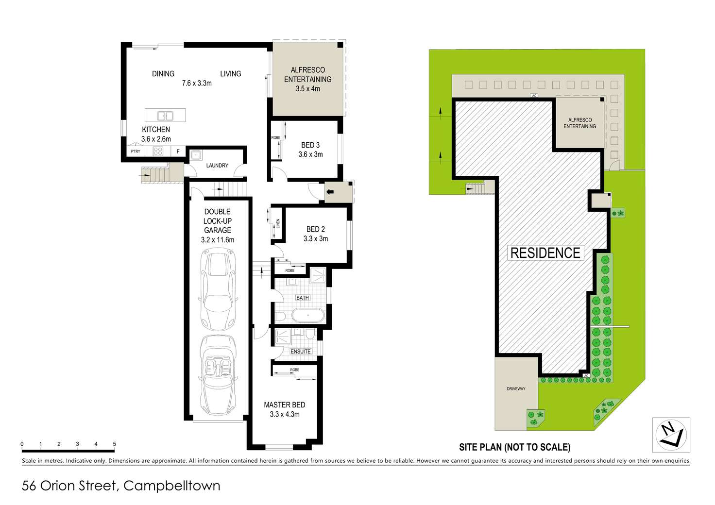 Floorplan of Homely house listing, 56 Orion Street, Campbelltown NSW 2560