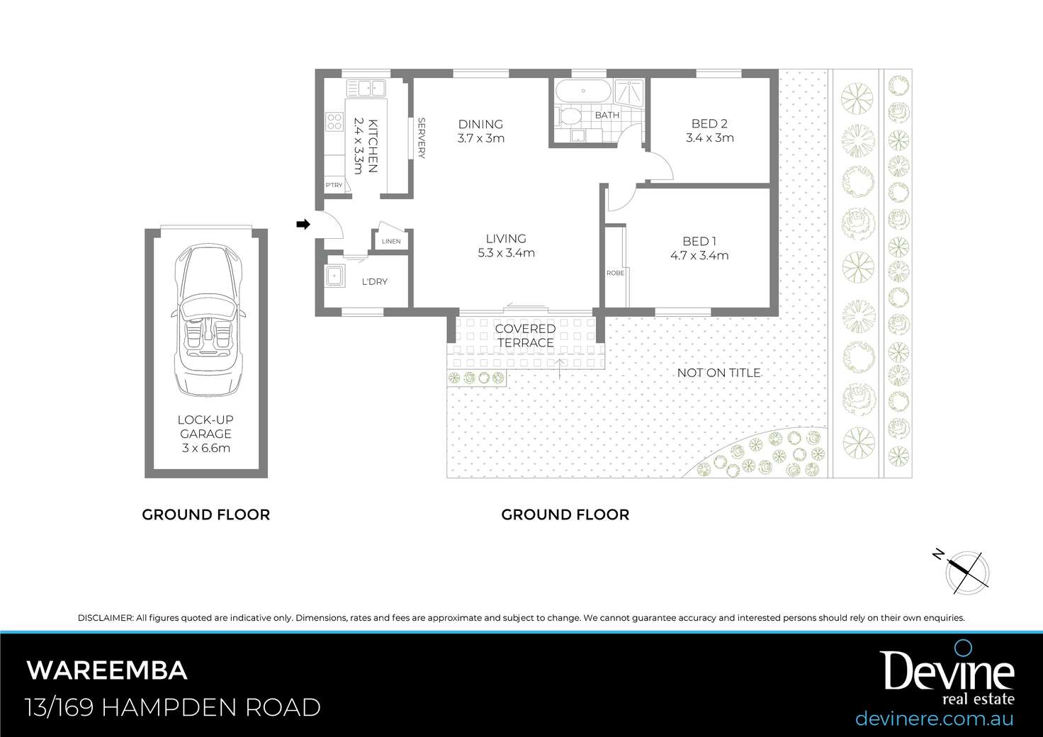 Floorplan of Homely apartment listing, 13/169 Hampden Road, Wareemba NSW 2046
