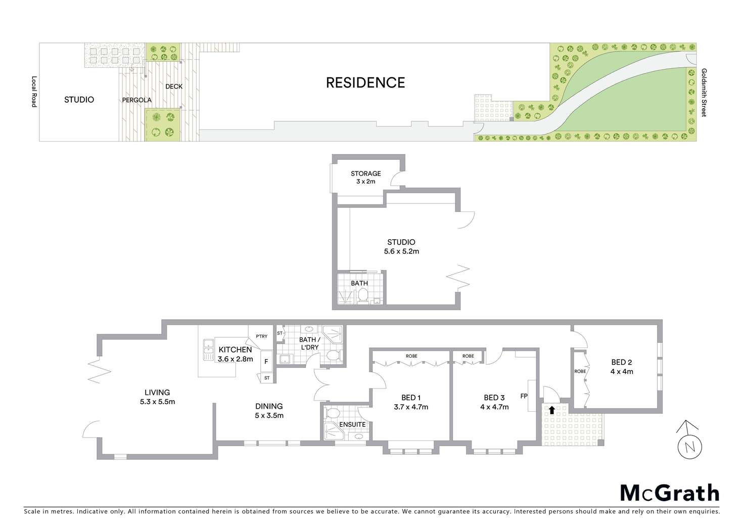 Floorplan of Homely house listing, 60 Goldsmith Street, Elwood VIC 3184