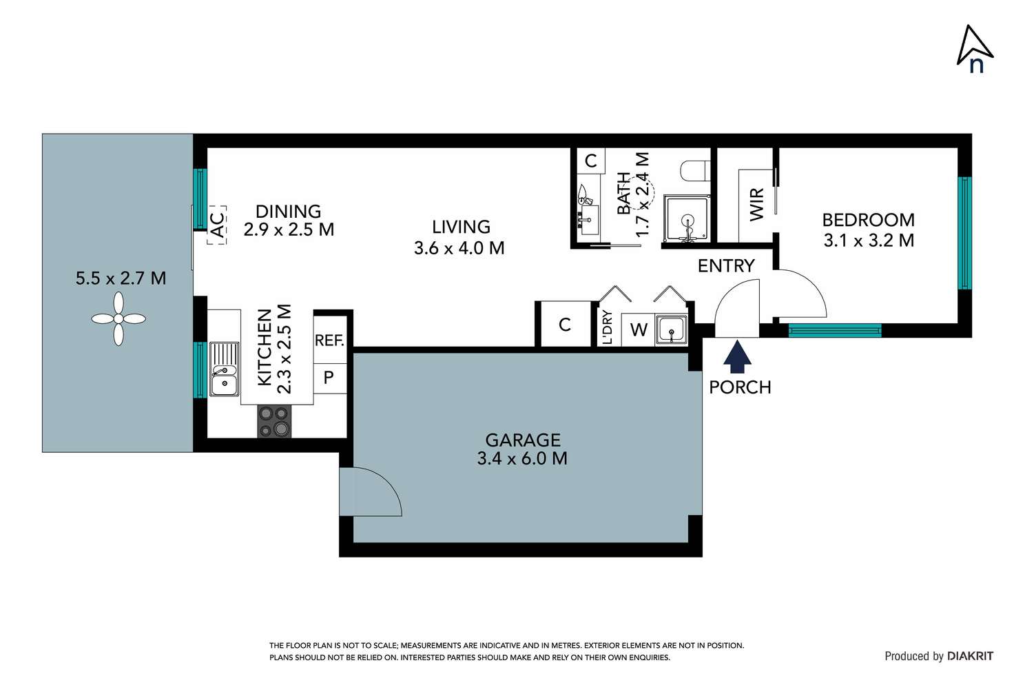Floorplan of Homely unit listing, 15 McCrae Street, Reservoir VIC 3073