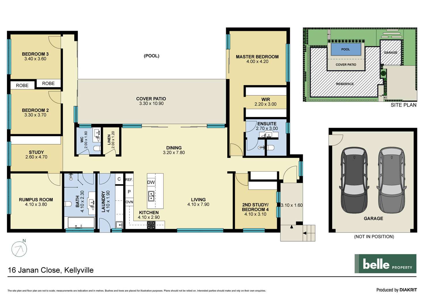 Floorplan of Homely house listing, 16 Janan Close, Kellyville NSW 2155
