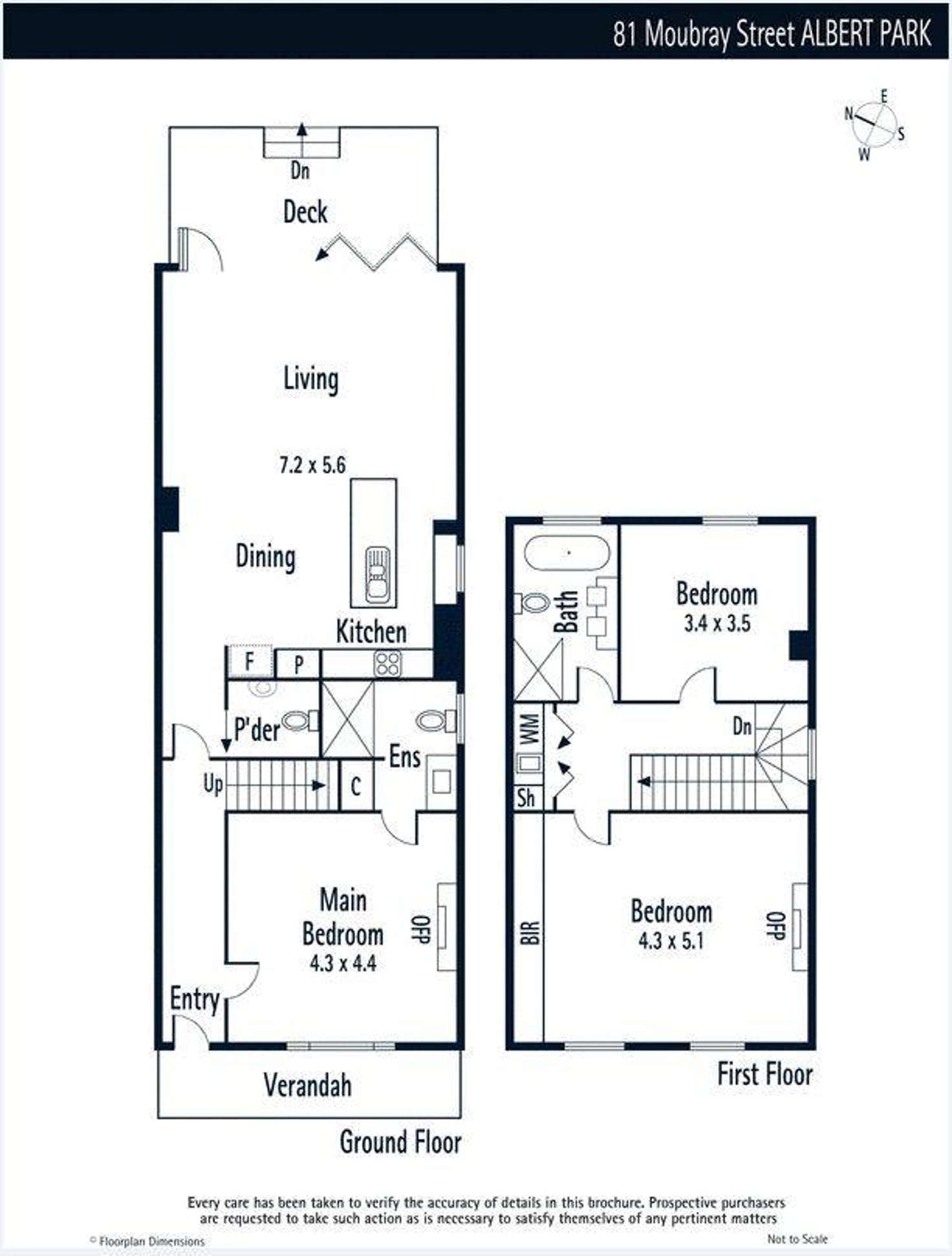 Floorplan of Homely house listing, 81 Moubray Street, Albert Park VIC 3206