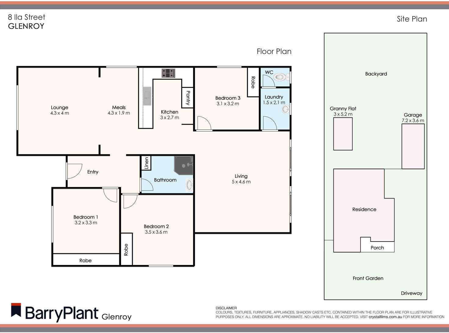 Floorplan of Homely house listing, 8 Ila Street, Glenroy VIC 3046