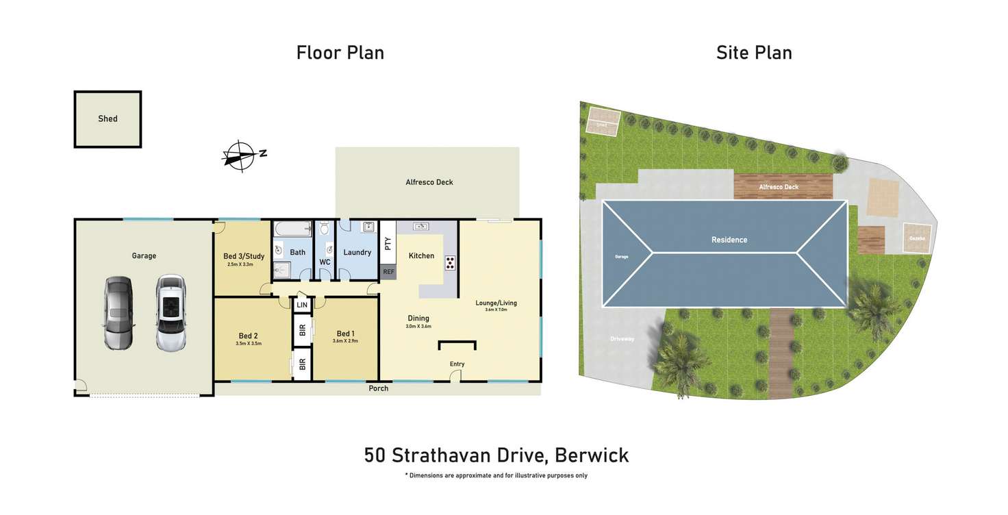 Floorplan of Homely house listing, 50 Strathavan Drive, Berwick VIC 3806