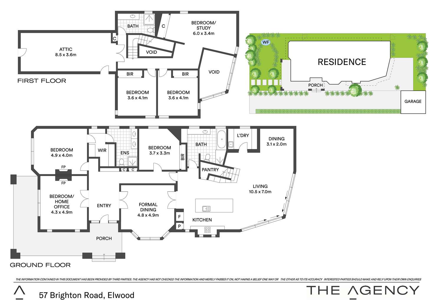 Floorplan of Homely house listing, 57 Brighton Road, Elwood VIC 3184