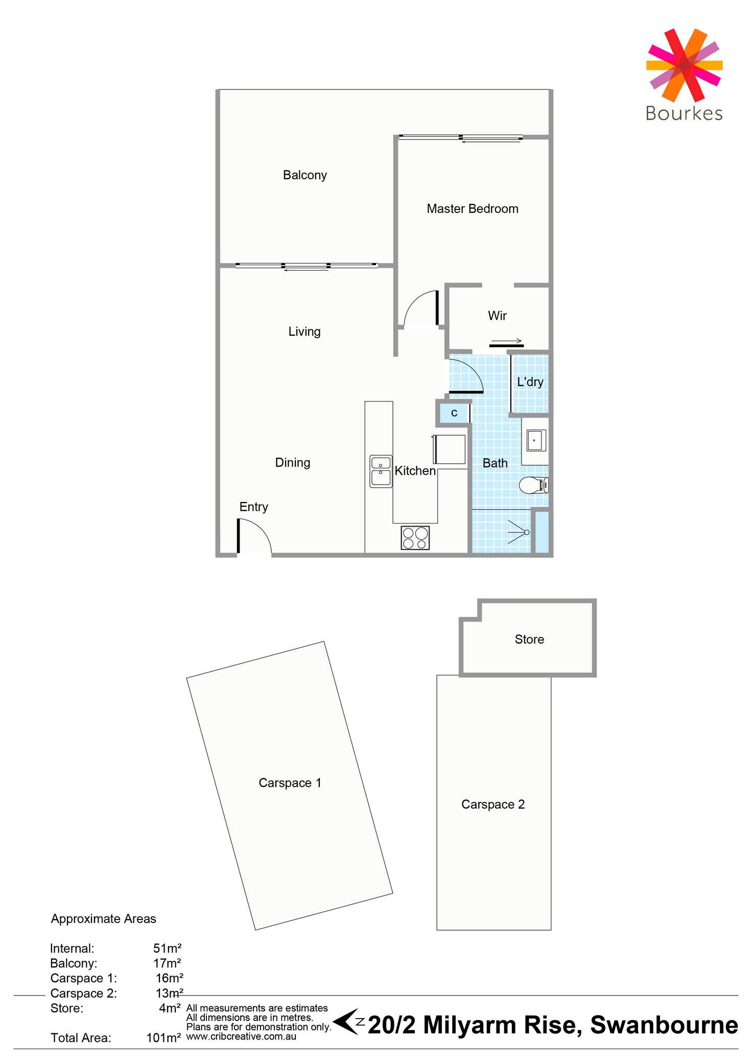 Floorplan of Homely apartment listing, 20/2 Milyarm Rise, Swanbourne WA 6010