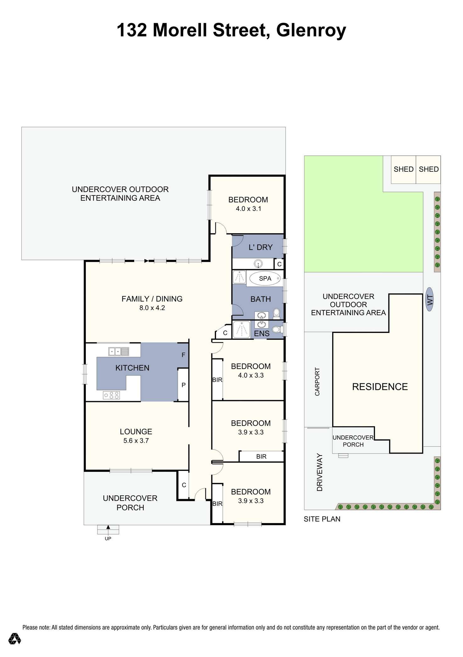 Floorplan of Homely house listing, 132 Morell Street, Glenroy VIC 3046