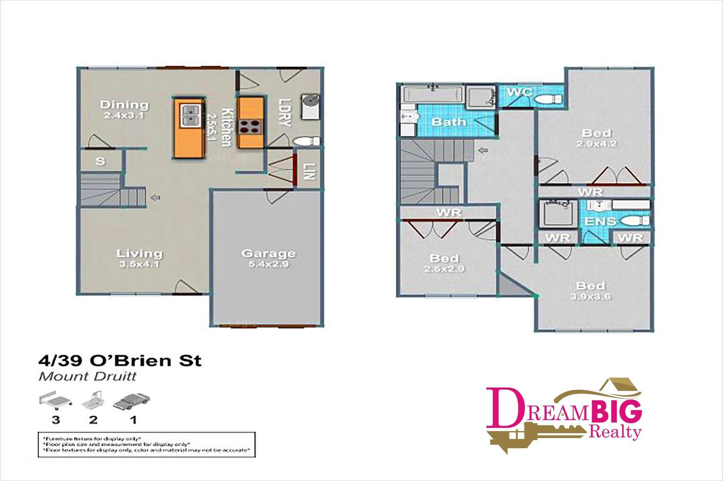 Floorplan of Homely townhouse listing, 4/39 O'Brien Street, Mount Druitt NSW 2770