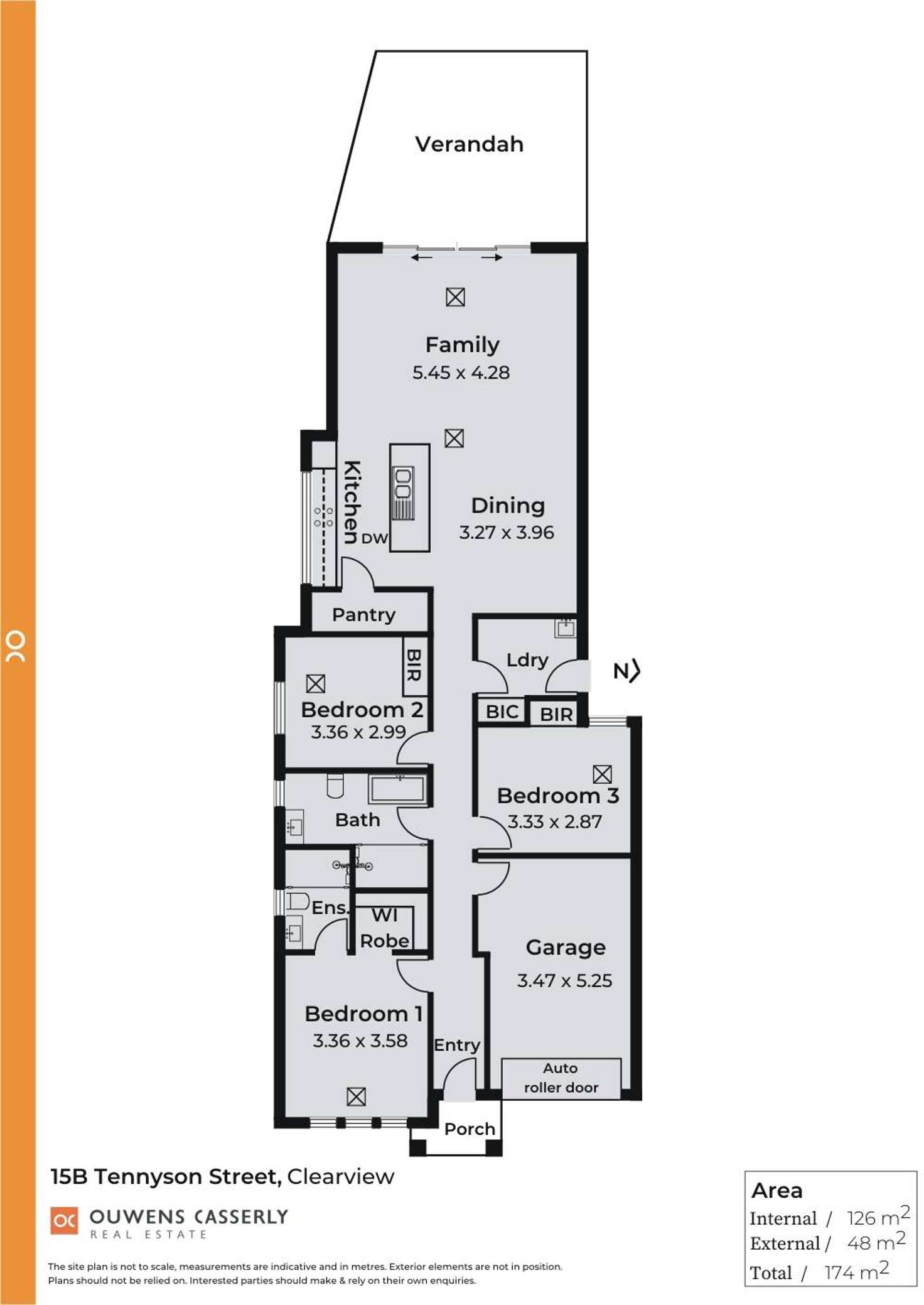 Floorplan of Homely house listing, 15B Tennyson Street, Clearview SA 5085