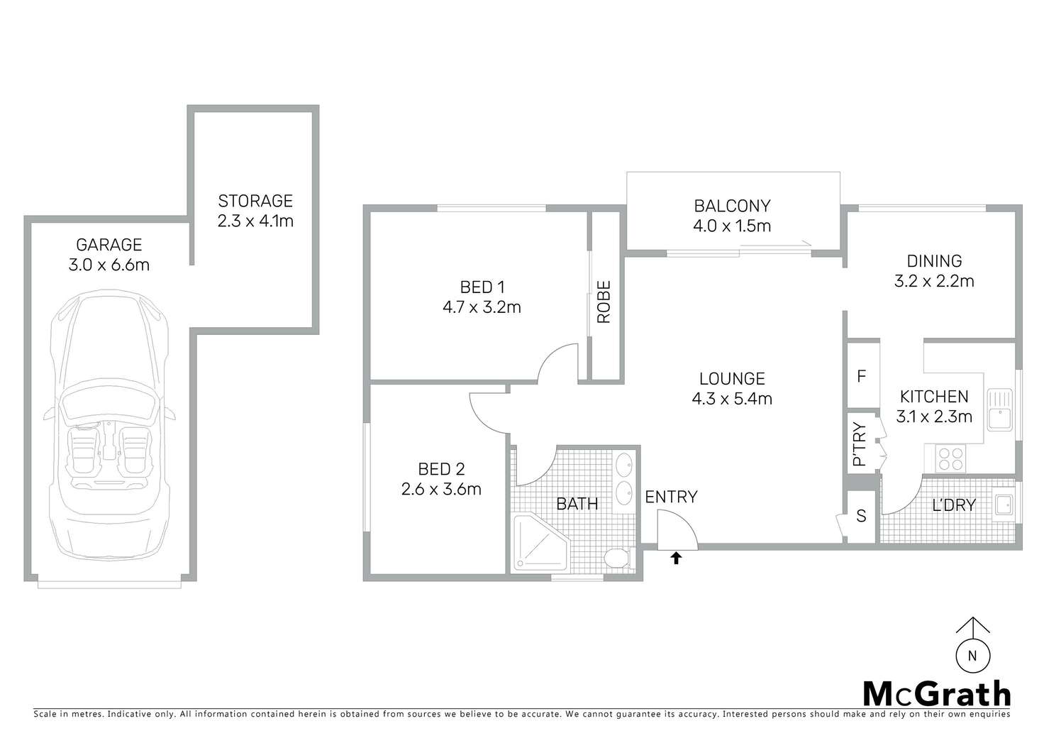 Floorplan of Homely unit listing, 7/4 Harold Street, Parramatta NSW 2150