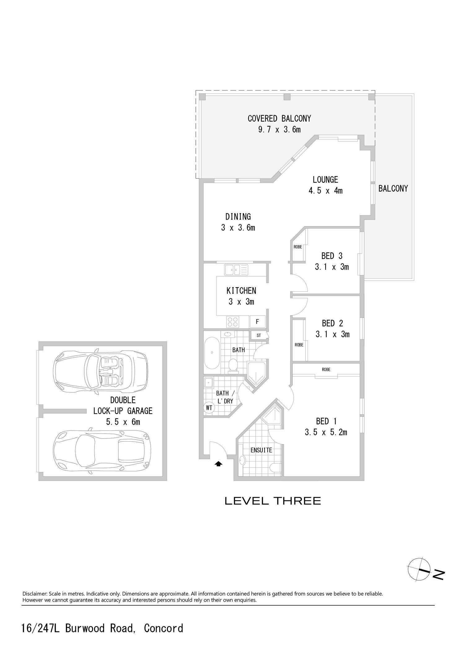 Floorplan of Homely apartment listing, 16/247L Burwood Road, Concord NSW 2137