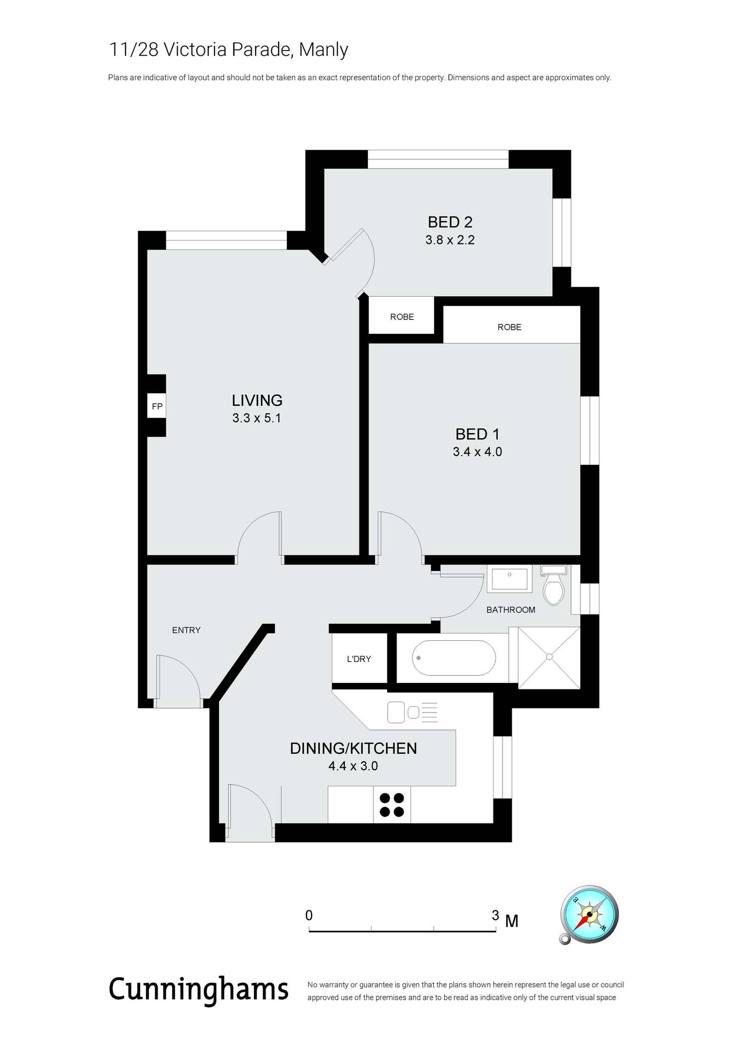 Floorplan of Homely apartment listing, 11/28 Victoria Parade, Manly NSW 2095