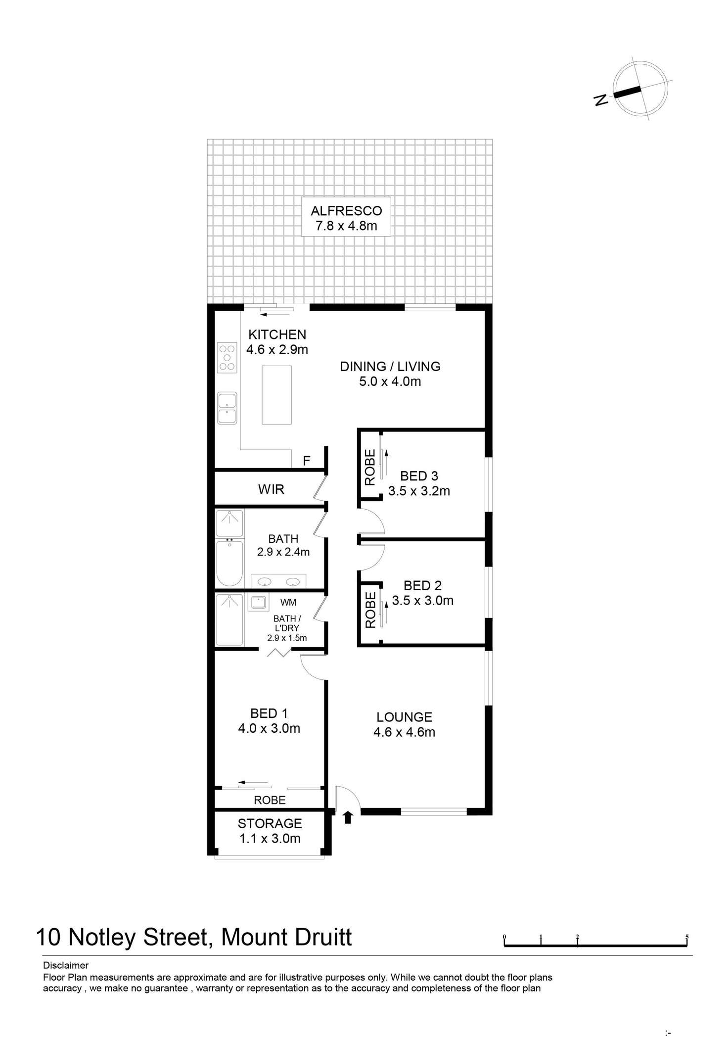 Floorplan of Homely house listing, 10A Notley Street, Mount Druitt NSW 2770