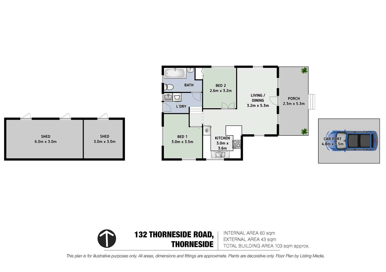 Floorplan of Homely house listing, 132 Thorneside Road, Thorneside QLD 4158