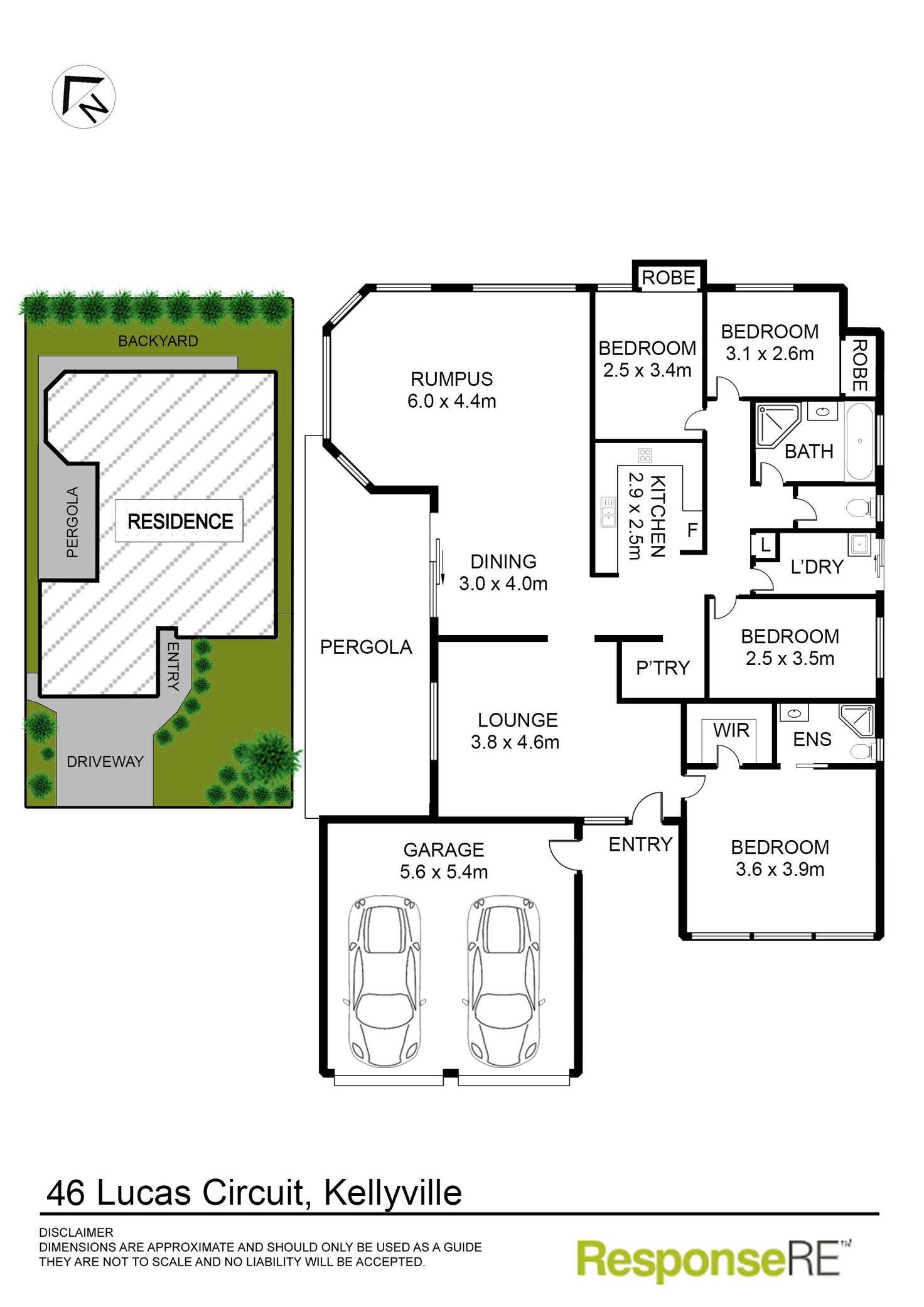 Floorplan of Homely house listing, 46 Lucas Circuit, Kellyville NSW 2155